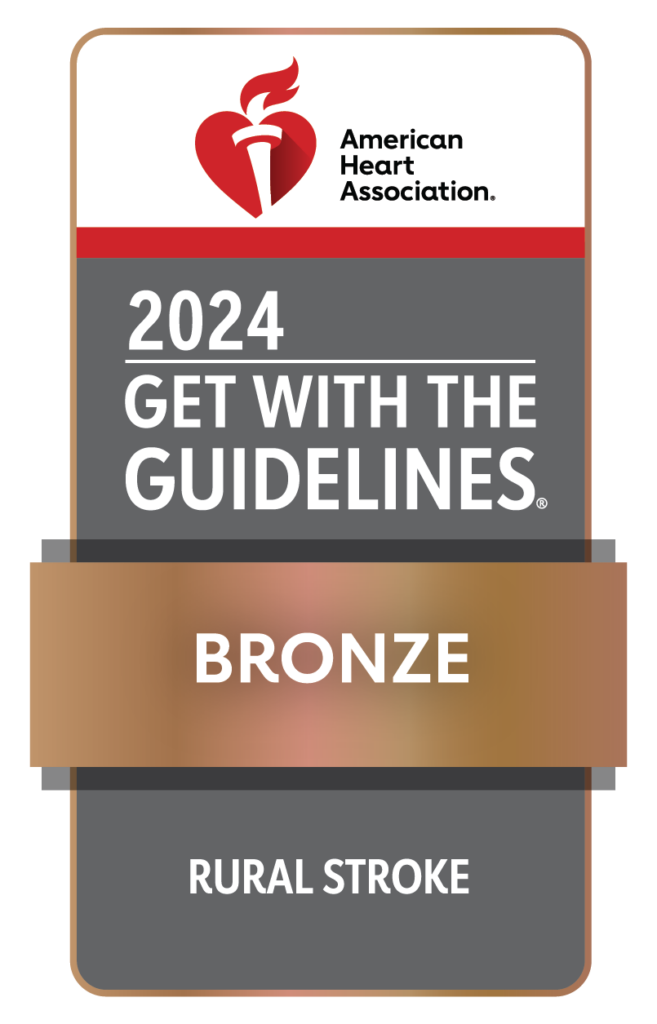 2024 American Heart Association Get With The Guidelines Bronze Rural Stroke Award logo