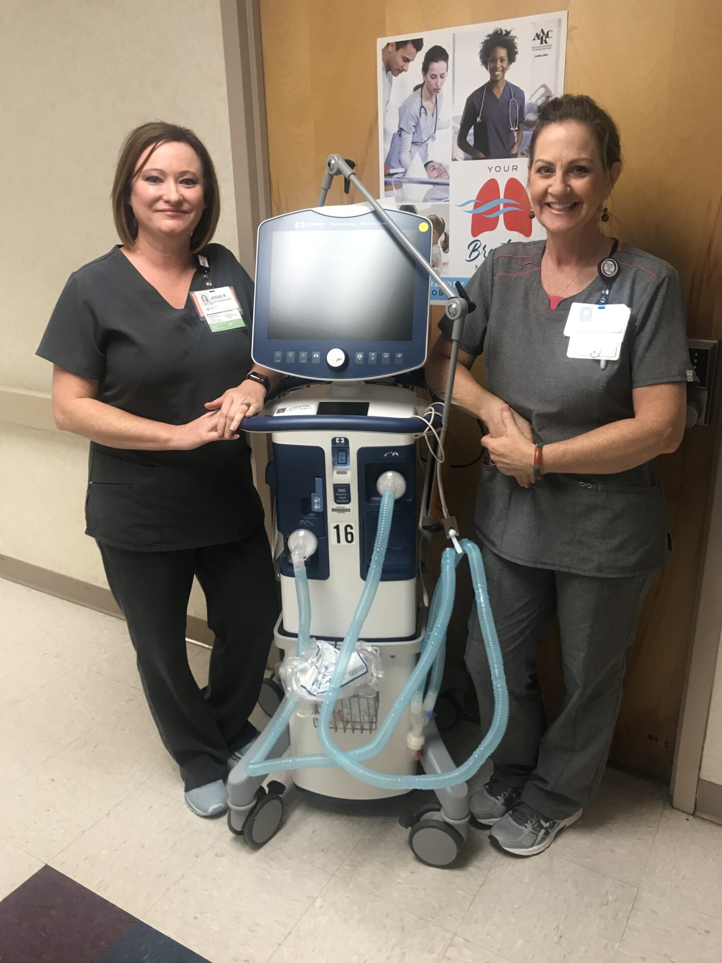 Respiratory Therapy Appreciation Jessie Roberts and Debbie Ahmad