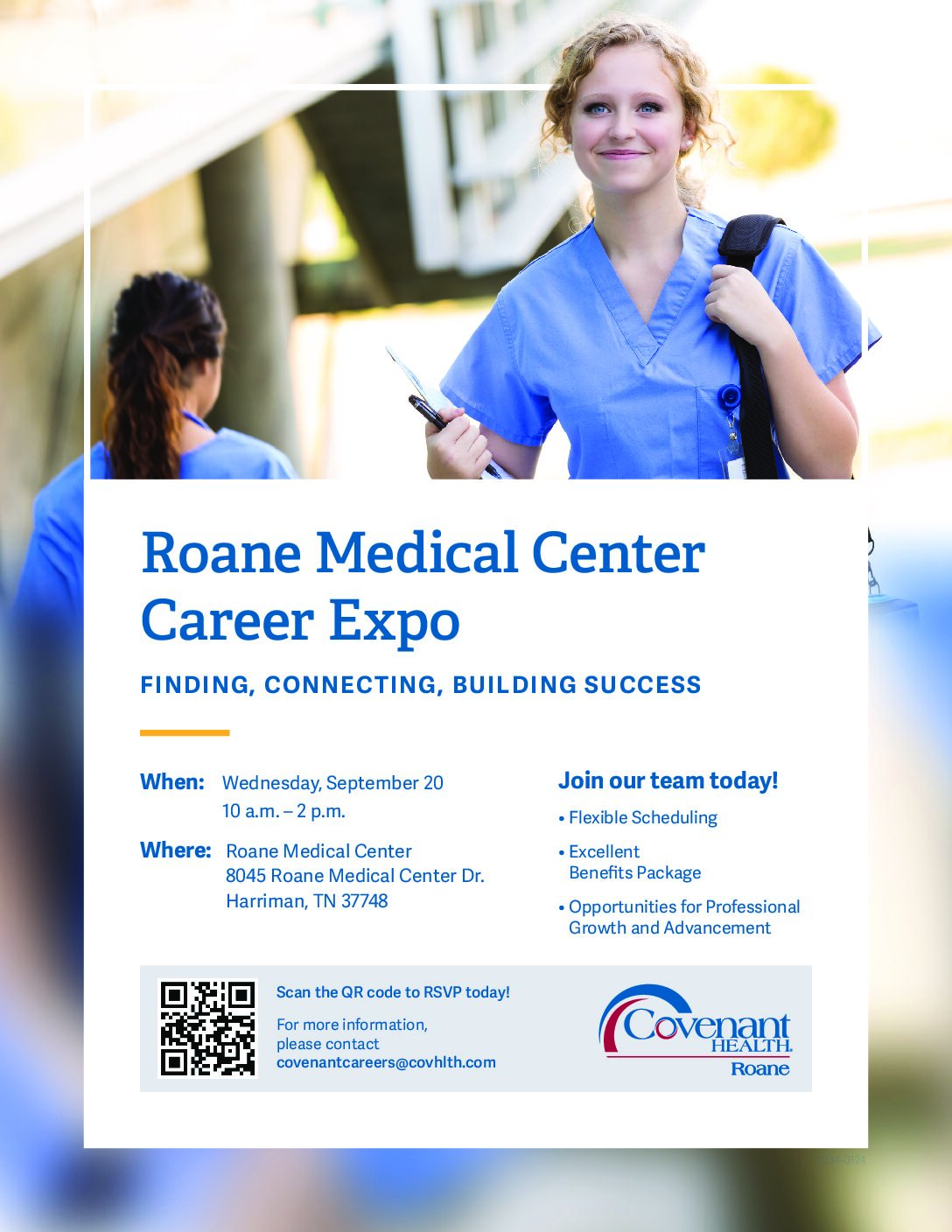 Roane Medical Center Career Expo Covenant Health 