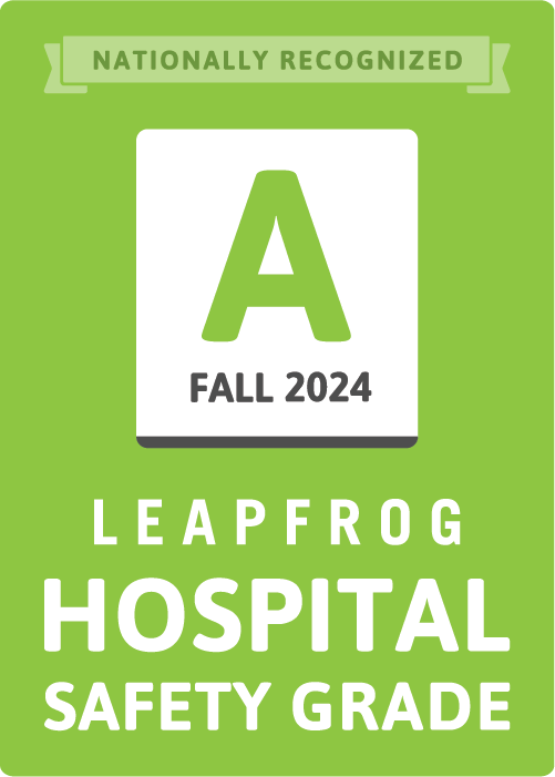 Leapfrog Fall 2024 A Safety Grade logo green vertical